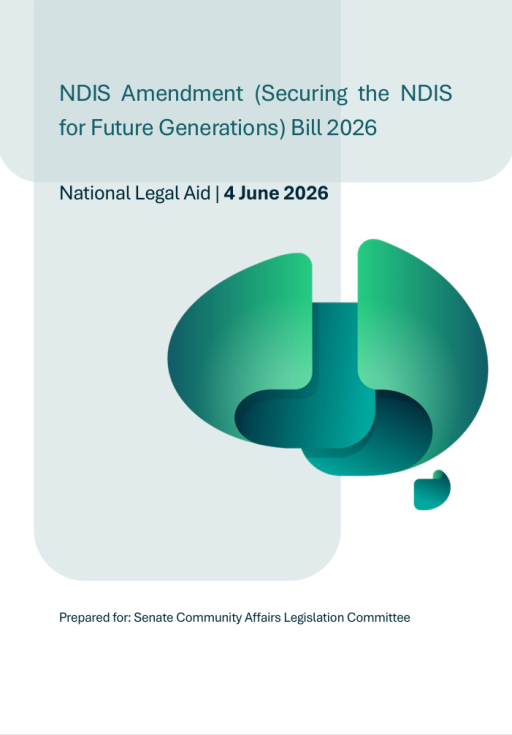 Thumbnail of NLA Submission NDIS Amendment (Securing the NDIS for Future Generations) Bill 2026