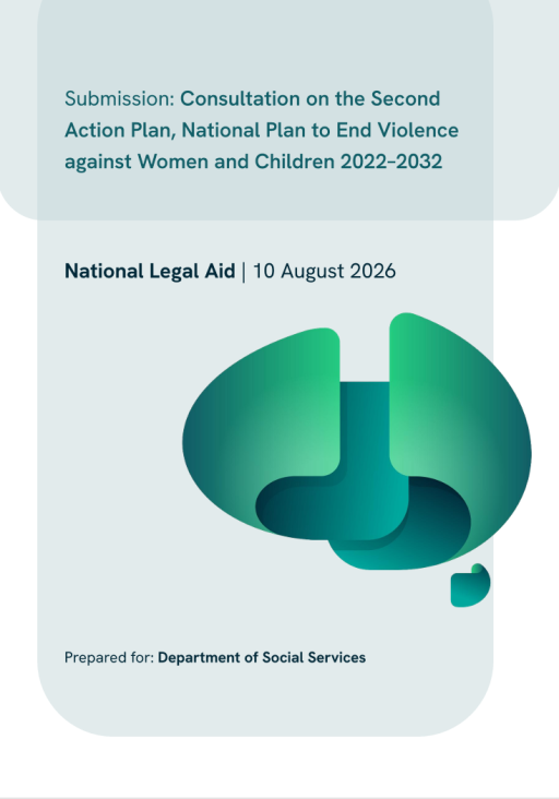 Thumbnail of NLA Submission to DSS Consultation on the Second Action Plan, National Plan to End Violence against Women and Children 2022–2032 