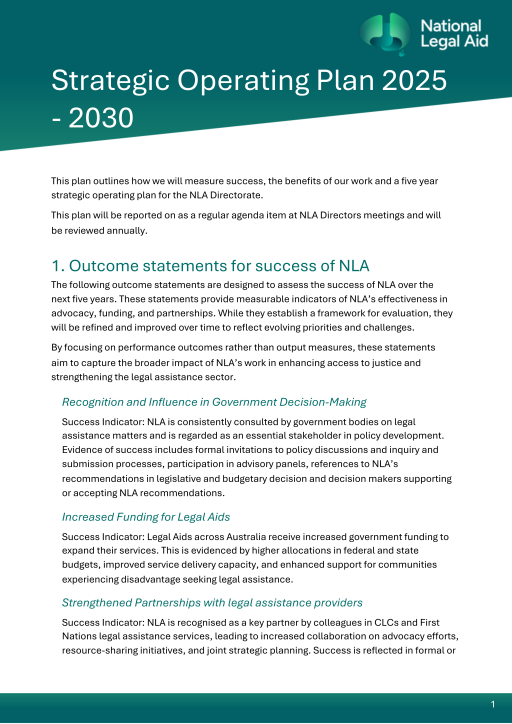 Thumbnail of Towards 2030 NLA Strategic Operating Plan 2025