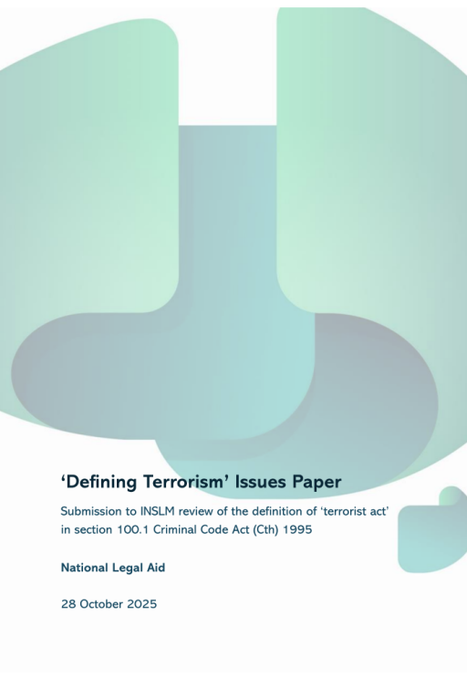 Thumbnail of 20251028 NLA submission INSLM Defining Terrorism review