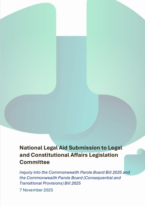 Thumbnail of NLA Submission to Inquiry into the Commonwealth Parole Bills 2025