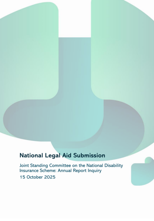 Thumbnail of NLA Submission to Joint Committee on NDIS Inquiry Annual Report 2025
