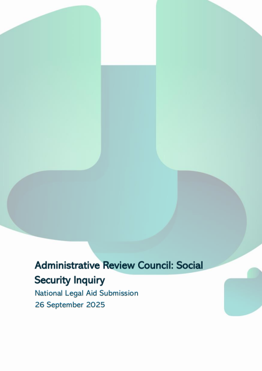 Thumbnail of NLA Submission to the Administrative Review Council Social Security Inquiry (1)