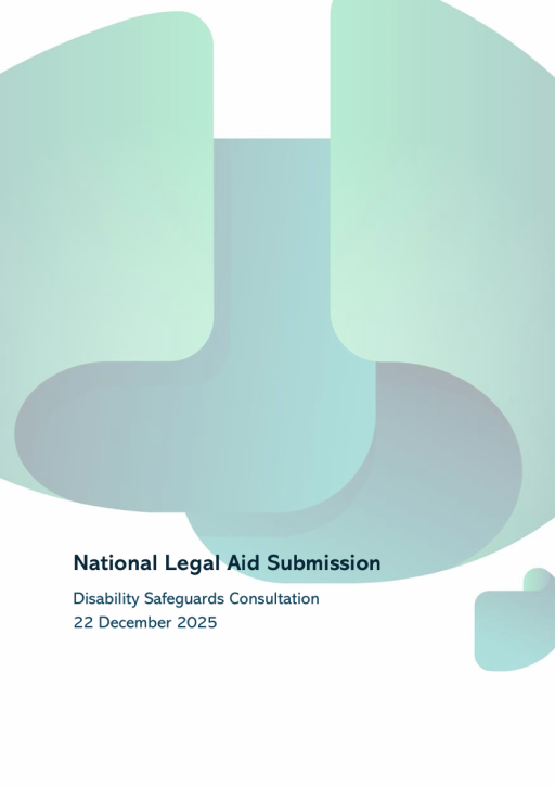 Thumbnail of NLA Submission Disability Safeguards Consultation