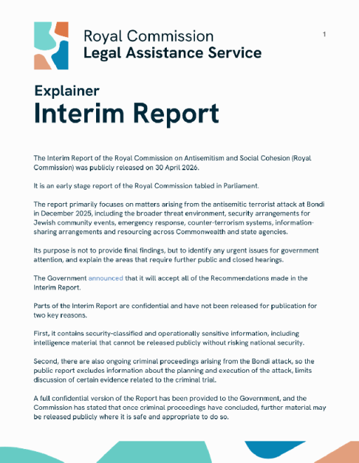 Thumbnail of RCLAS Explainer - Interim Report